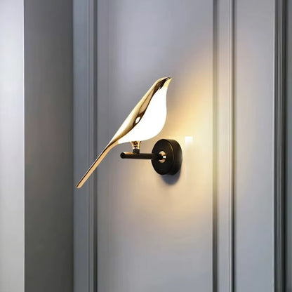 Nordic LED Magpie Wall Light – Touch Switch Home Decor Accent