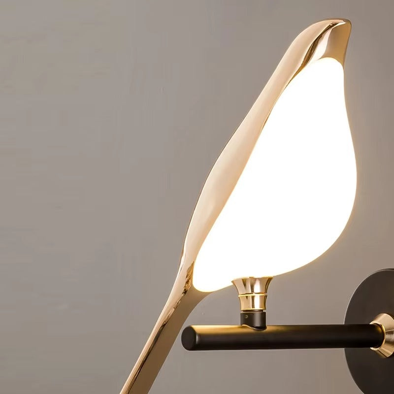 Nordic LED Magpie Wall Light – Touch Switch Home Decor Accent