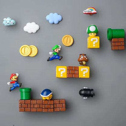 Cute Super Mario 3D Fridge Magnets – Fun Home Decor & Gift Idea