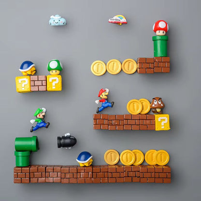 Cute Super Mario 3D Fridge Magnets – Fun Home Decor & Gift Idea